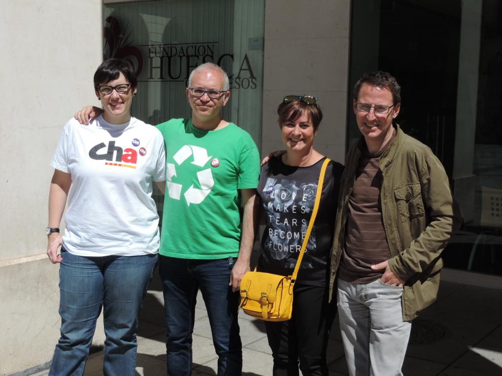 Los candidatos a la alcaldía de Huesca