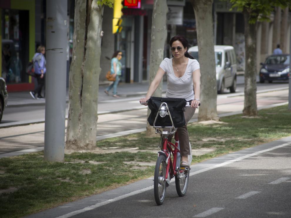 Calor, Altas temperaturas, Ola de calor, Bici, Gran Vía, Carril bici
