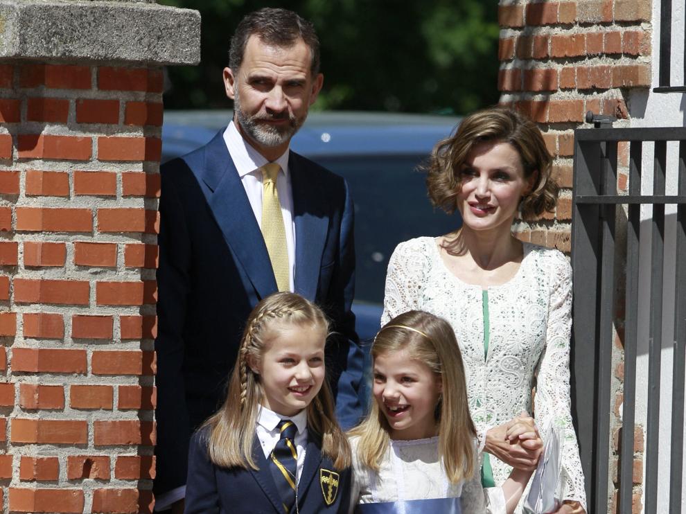 Los reyes y la infanta Sofía acompañaron a Leonor