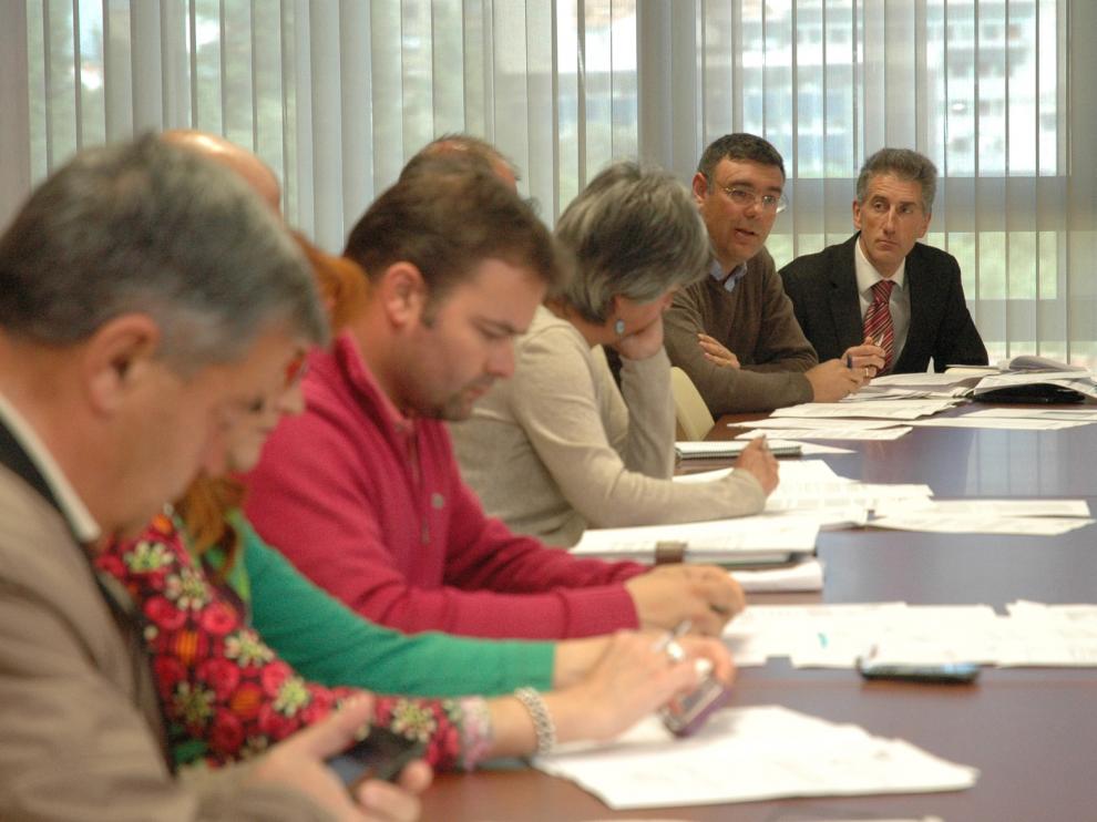 Reunión de la Comisión Provincial de Montes celebrada esta mañana