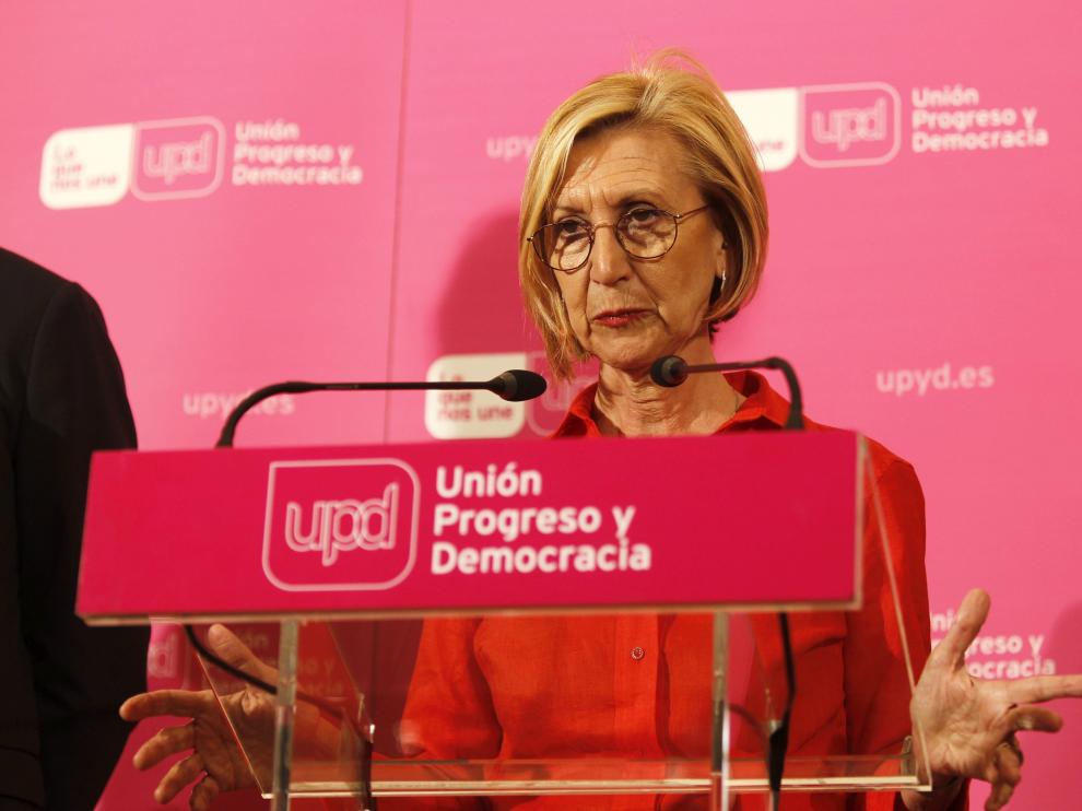 La todavía líder del partido, Rosa Díez.