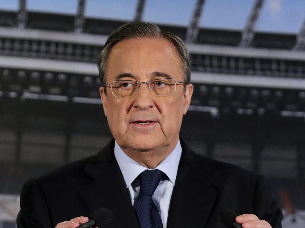 El presidente del Real Madrid, Florentino Pérez.