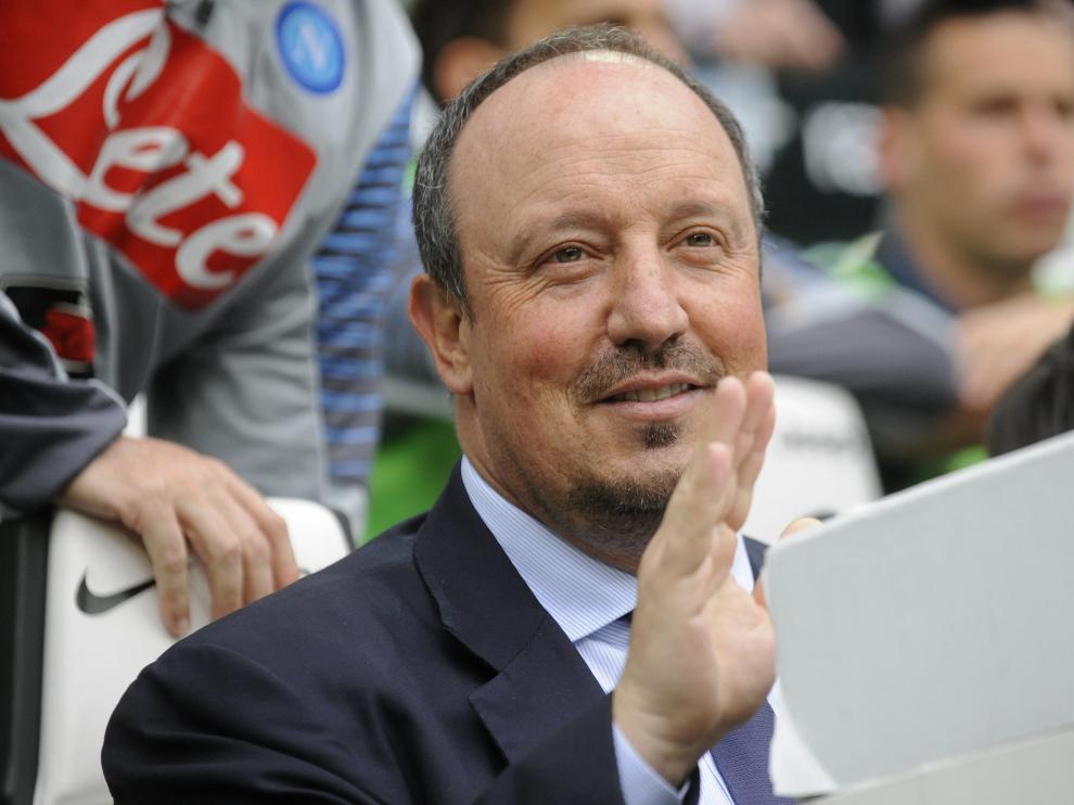 El entrenador del Nápoles, Rafa Benítez.