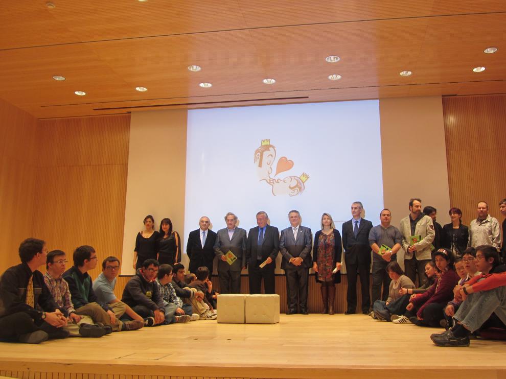 Presentación del primer libro de Fundat, 'Un secreto-creto!', en el Patio de la Infanta, en 2012.