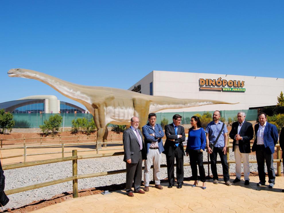 Nueva zona del parque temático durante su inauguración.