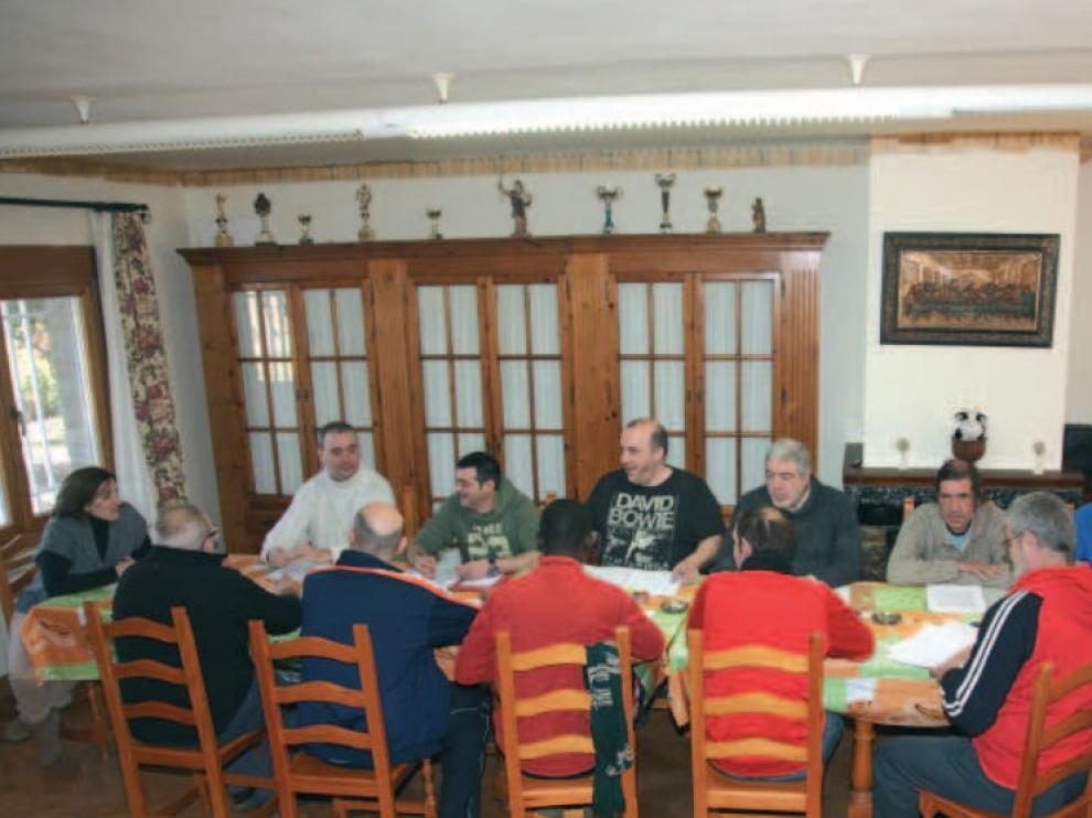 Uno de los talleres que se realizan en el centro de Rehabilitación de Alcohol de Miralbueno.