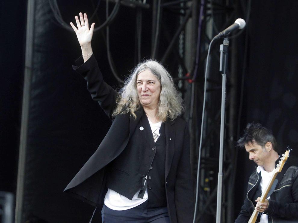 La musa del rock neoyorquino, Patti Smith.