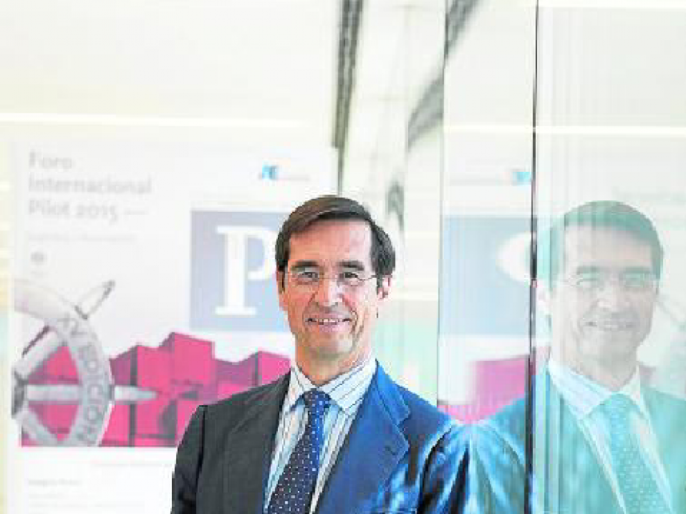 Alonso Puig, en el Palacio de Congresos de la Expo.