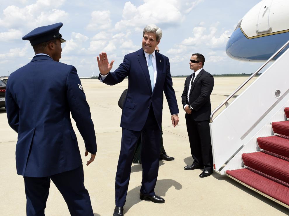 Kerry, hace unos días, en Nigeria