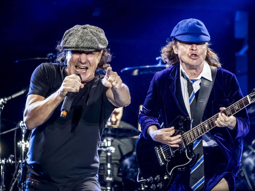 Imagen de archivo de un concierto de AC/DC.
