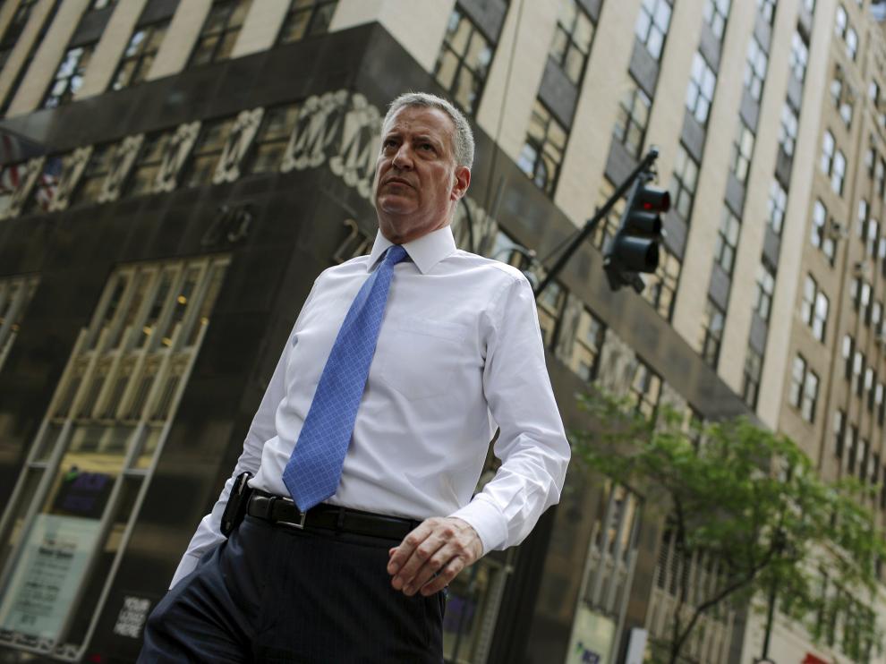 El alcalde de Nueva York, Bill de Blasio.