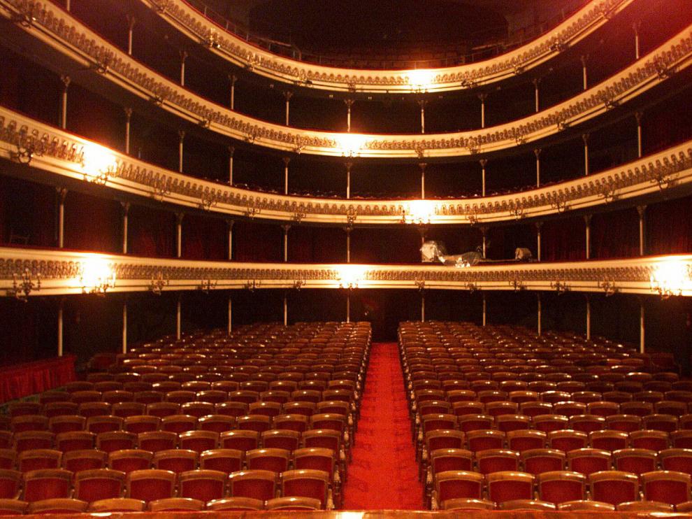 Patio de butacas del Teatro Principal de Zaragoza