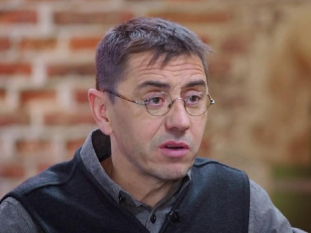 Juan Carlos Monedero en el programa de Antena 3 'Al rincón de pensar'