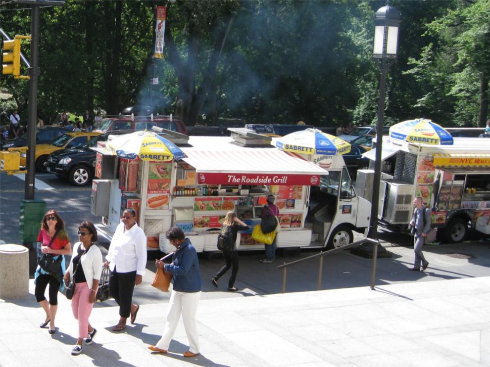 'Food truck' en el centro de Nueva York.