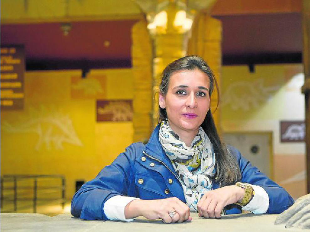 Higinia Navarro: "mi vida ha crecido a la vez que Dinópolis"