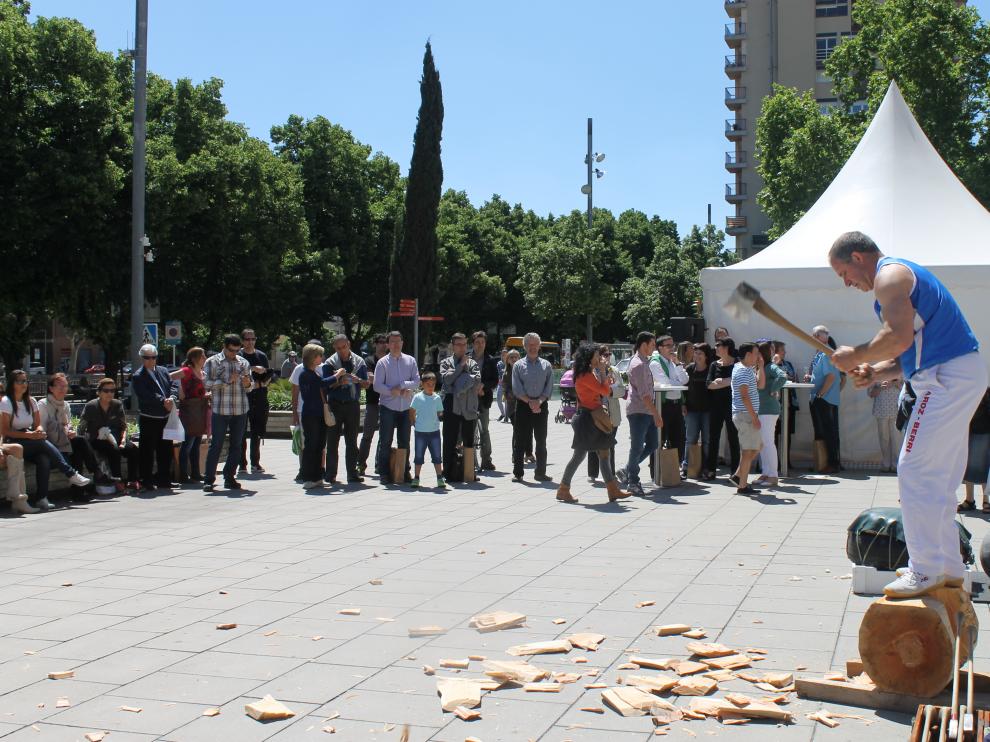 Imagen de una actividad promocional realizada por Destinos Euskadi en otra ciudad.