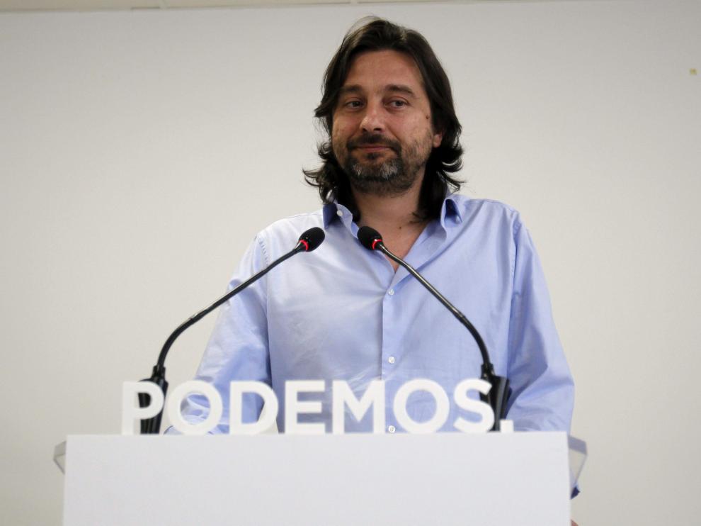 El secretario de Relaciones con la Sociedad civil de Podemos, Rafael Mayoral.