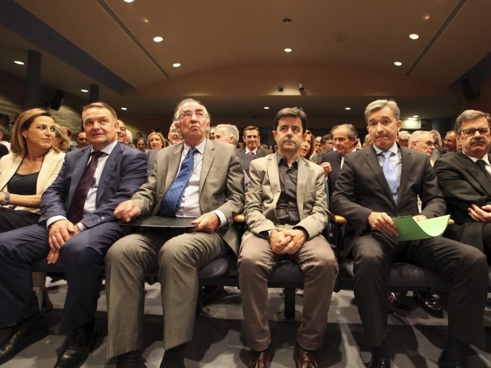 Actos del 75 aniversario de la llegada de Ibercaja a Huesca