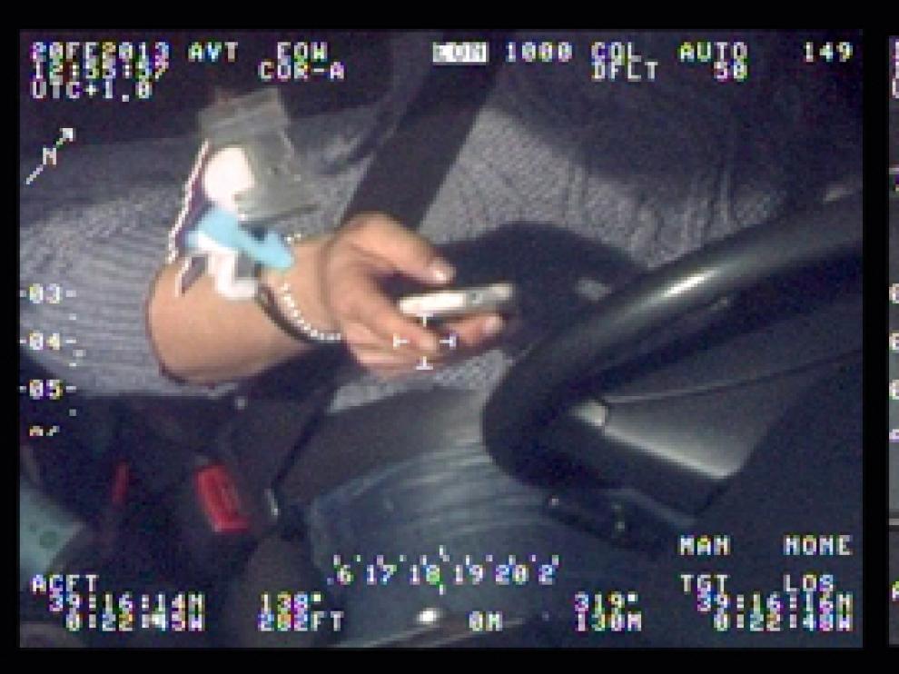Los helicópteros detectan cientos de casos de distracciones al volante