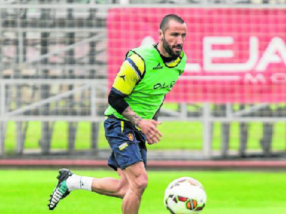 Mario Abrante, en un esfuerzo durante el entrenamiento.