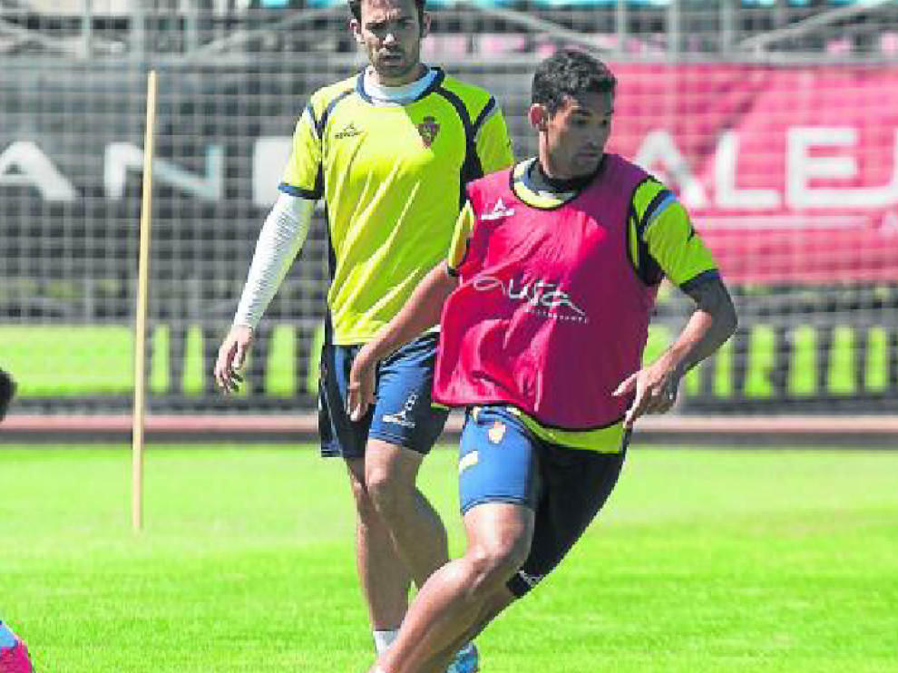 Willian José también pudo entrenarse y participar en el partidillo.