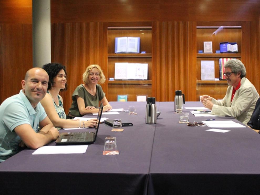 Los representantes de las cuatro formaciones se reunieron este lunes