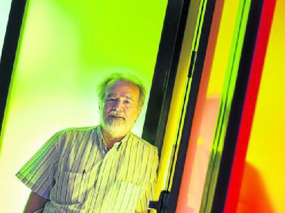 Gonzalo García-Pelayo, ayer, en un hotel de Zaragoza.