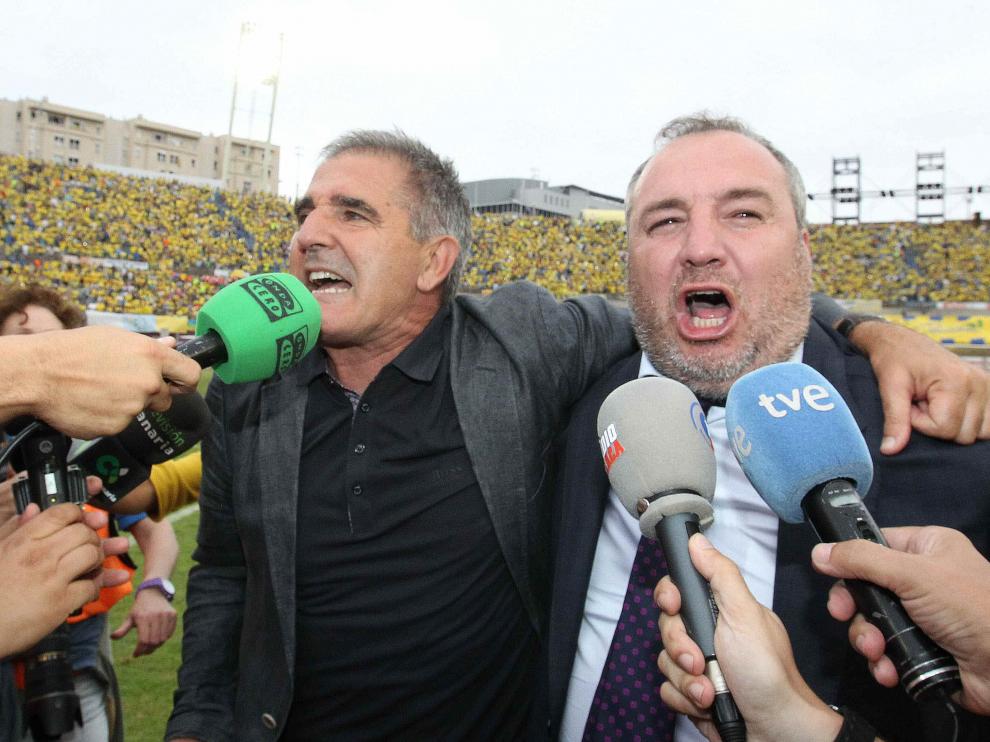 El presidente de la UD Las Palmas, Miguel angel Ramírez.