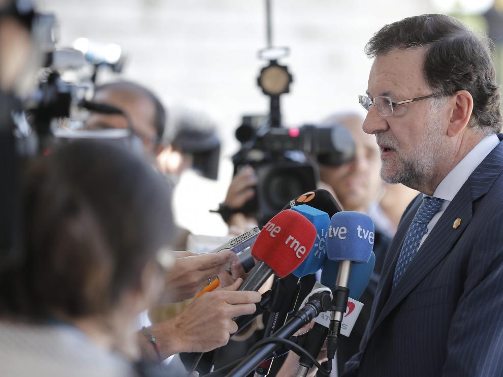 Rajoy este jueves en Bruselas.