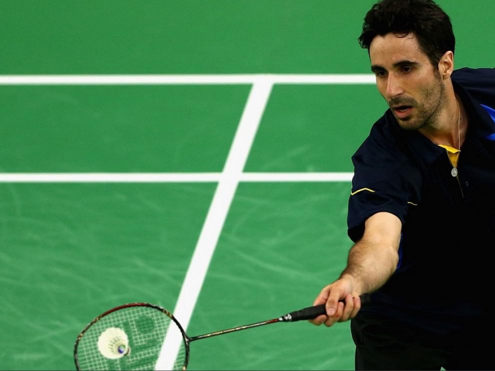 El jugador de bádminton aragonés Pablo Abián.
