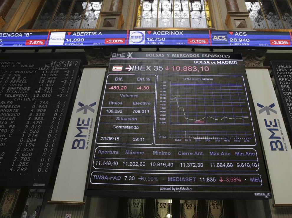 Las principales bolsas europeas han registrado importantes pérdidas de entre un 2 y un 5 %.
