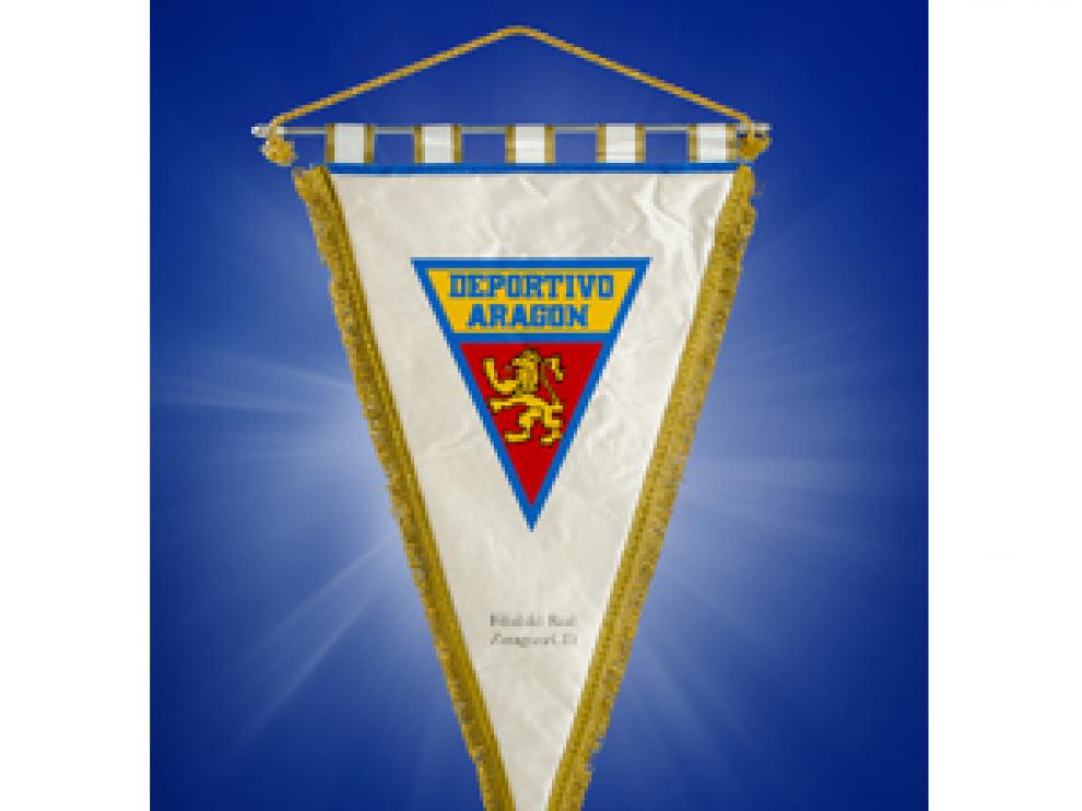 Banderín del Deportivo Aragón.