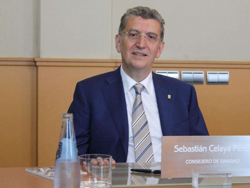 Sebastián Celaya durante la toma de posesión como nuevo consejero.