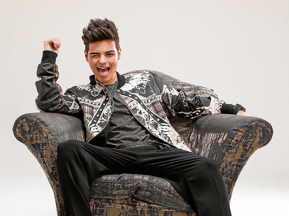 Abraham Mateo estará esta noche por primera vez en Zaragoza.