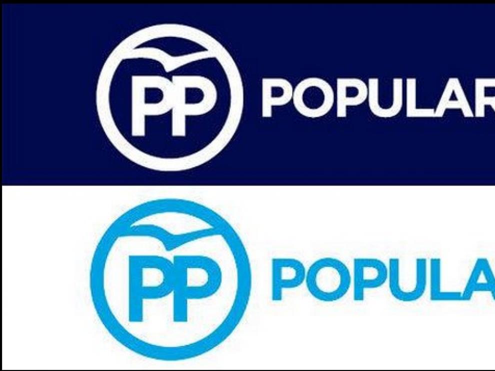 Nuevo logotipo del PP