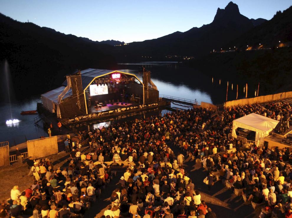 Un concierto en el festival Pirineos Sur.