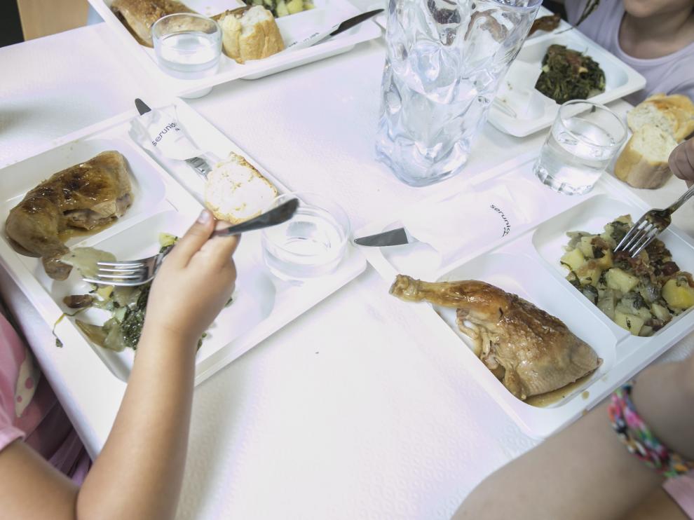 Comedor social en el Actur