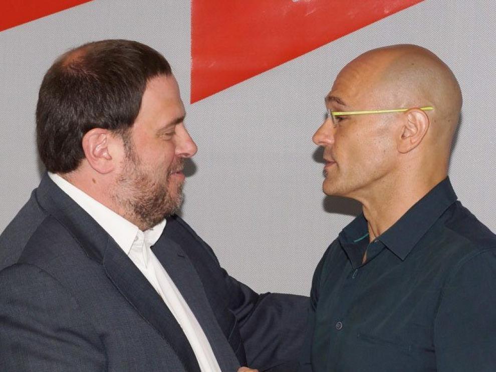 Oriol Junqueras y Raül Romeva