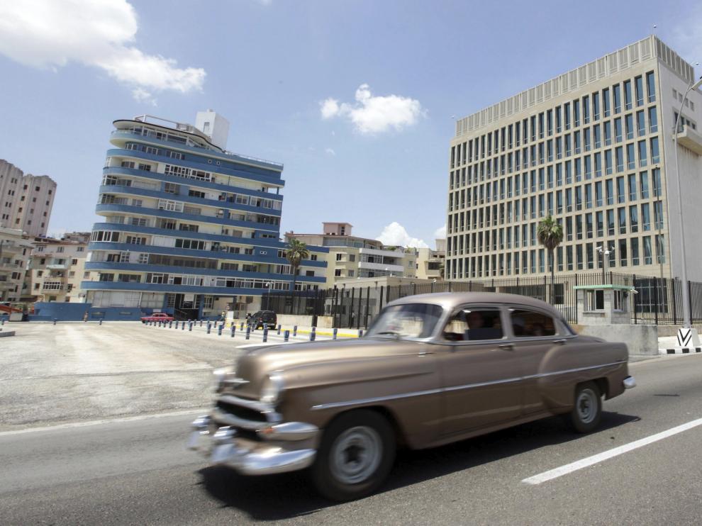 La embajada de Estados Unidos en Cuba.