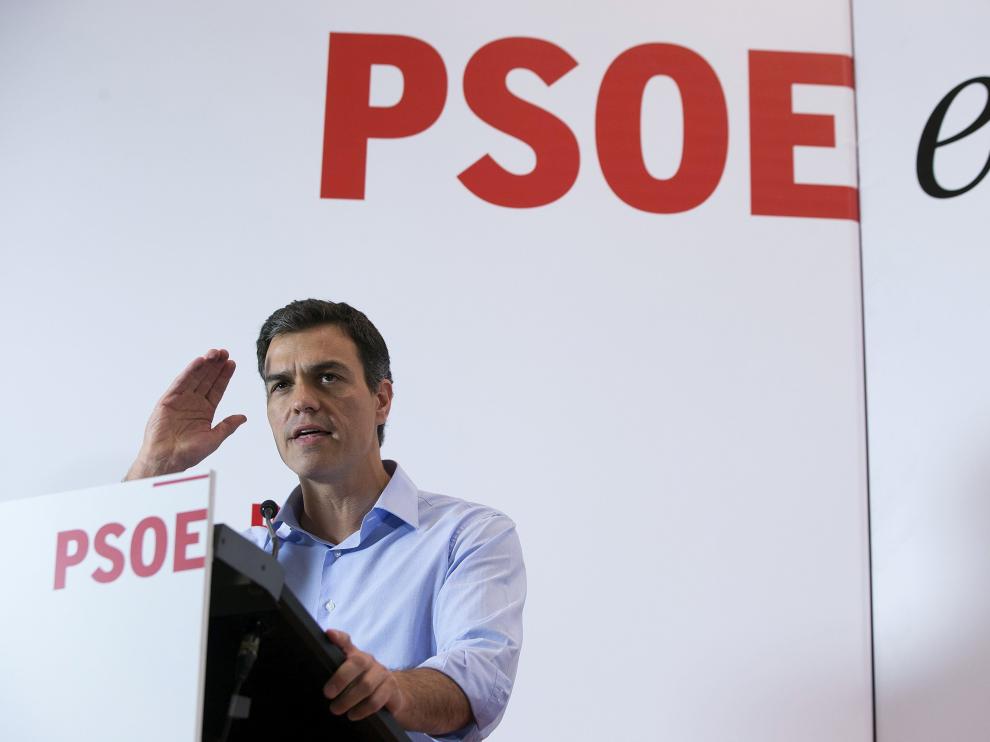 Pedro Sánchez, líder del PSOE