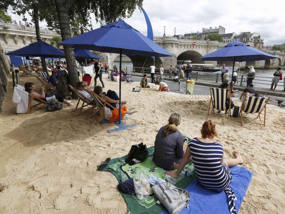 Apertura de las playas del Sena en París.