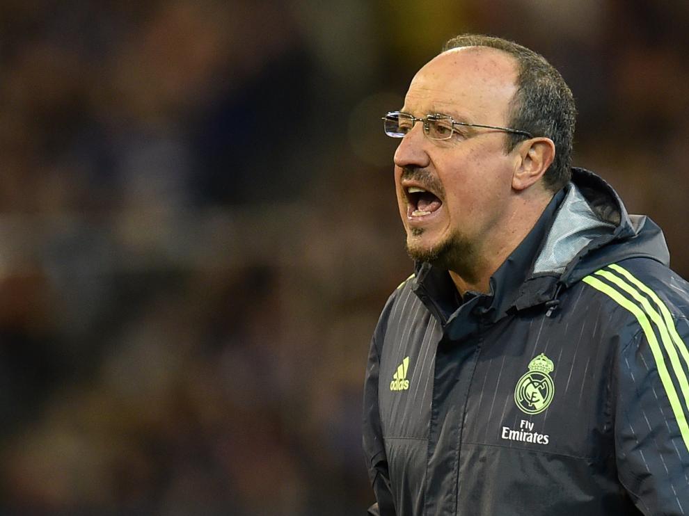 Benítez, durante el primer partido de pretemporada del Real Madrid