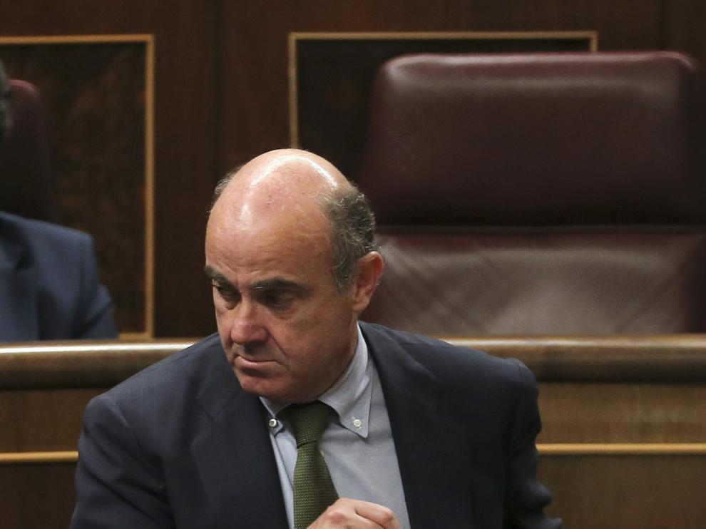 El ministro de Economía, Luis de Guindos.