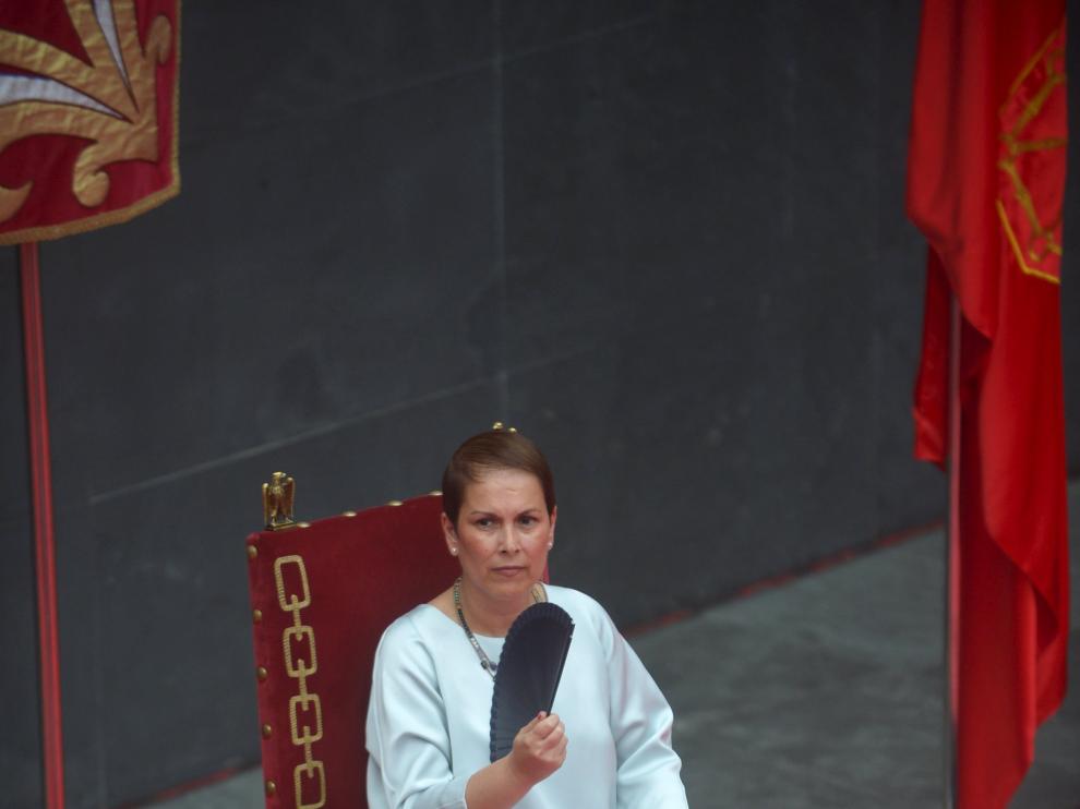Barkos, en su toma de posesión
