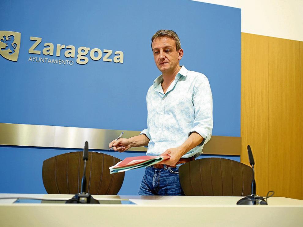 El concejal de Economía y Cultura, Fernando Rivarés, en imagen de archivo