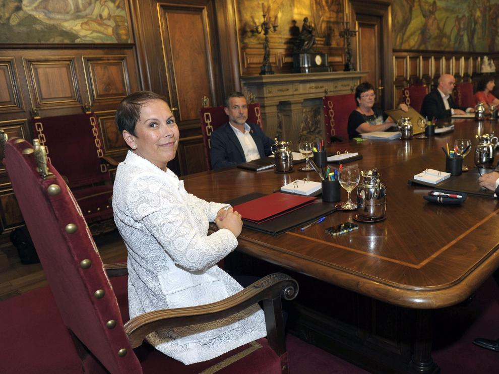 Uxue Barcos, presidenta del Gobierno de Navarra