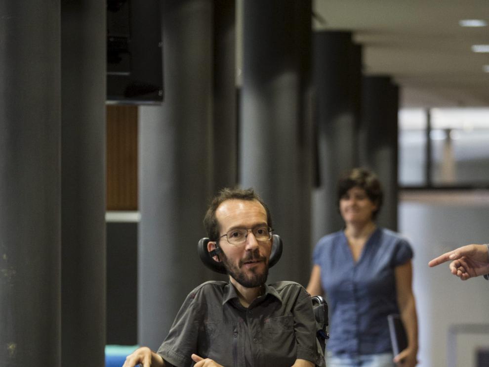 El secretario general de Podemos Aragón, Pablo Echenique.