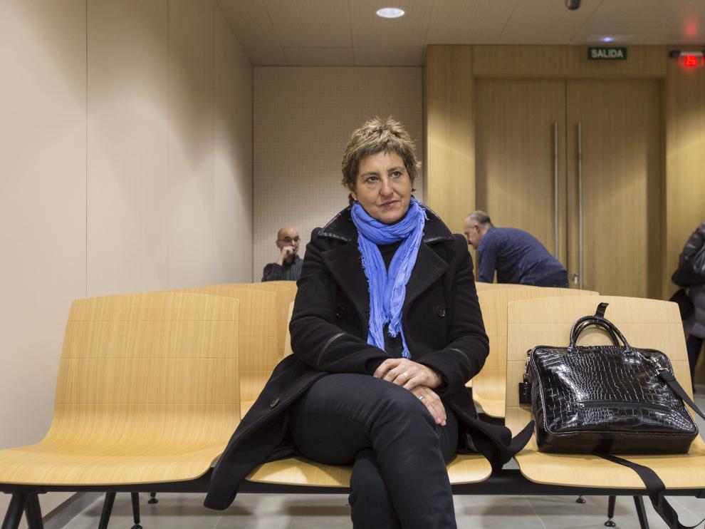 María Victoria Pinilla, en la Ciudad de la Justicia