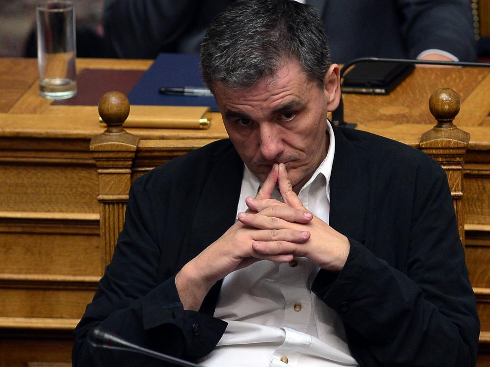 El ministro griego de Finanzas, Euclides Tsakalotos.