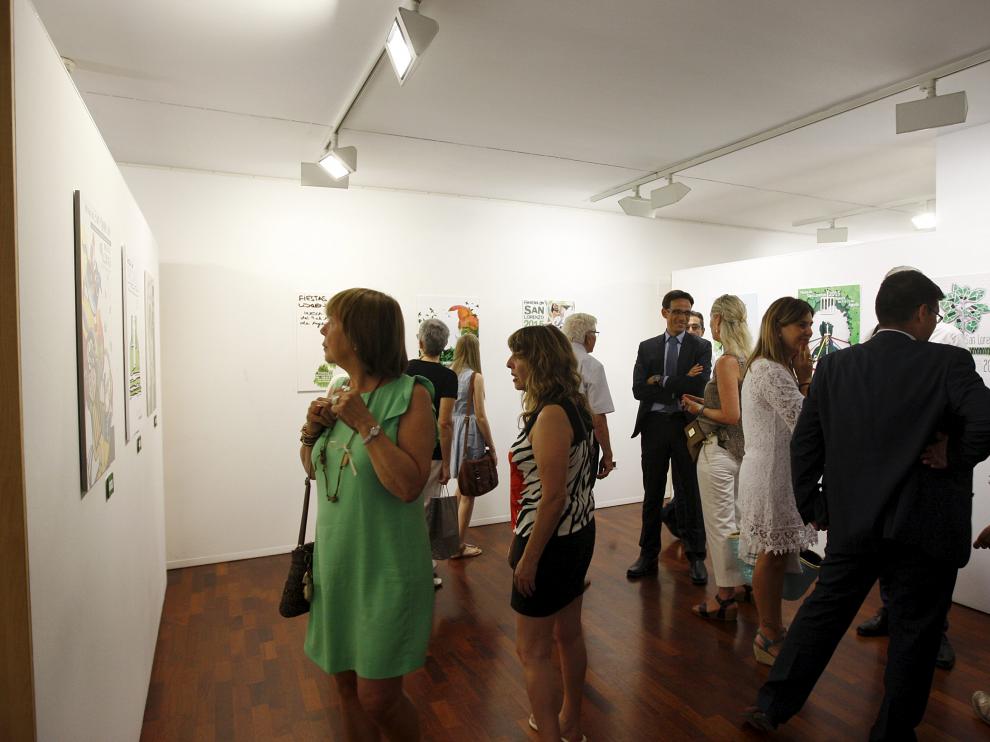 Inauguración de la exposición.